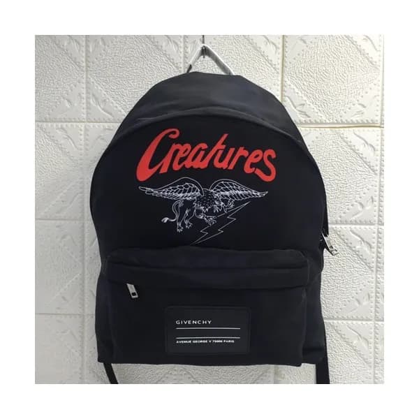 Givenchy 2019 Canvas & Leather Back Pack,41cm - 지방… - 1