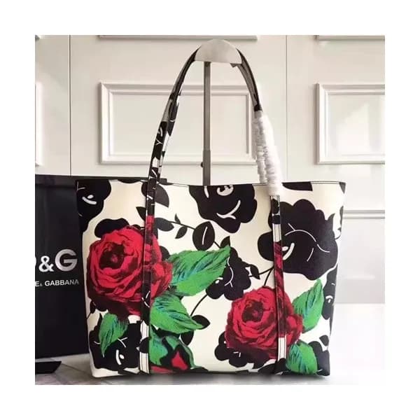 Dolce&Gabbana 2019 Leather Tote Shoulder Shopper B… - 1