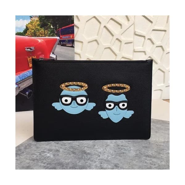 Dolce&Gabbana 2019 Leather Clutch Bag ,30CM - 돌체 앤… - 1