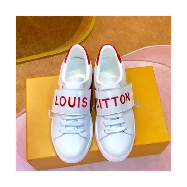 Louis Vuitton 2019 Ladies Leather Sneakers - 루이비통 … - 1