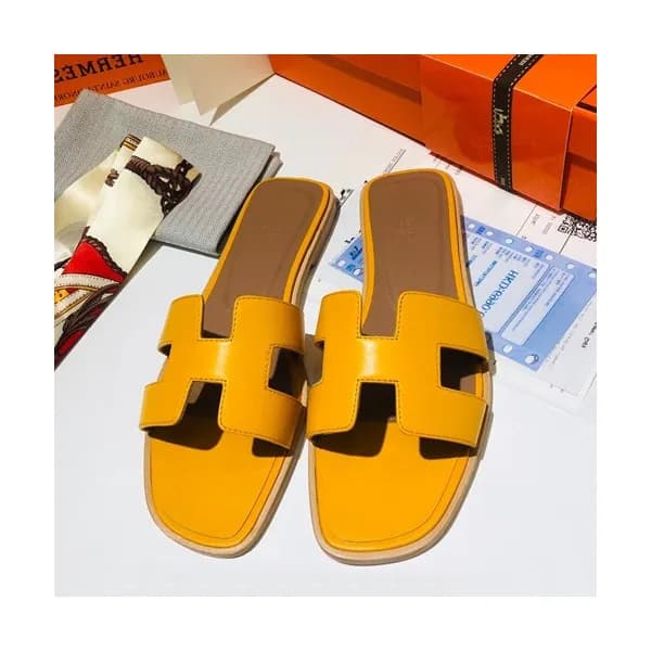 Hermes 2019 Ladies Oasis Leather Slipper - 에르메스 20… - 1