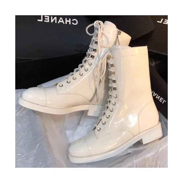 Chanel 2019 Ladies Leather Ankle Boots - 샤넬 2019 여… - 1