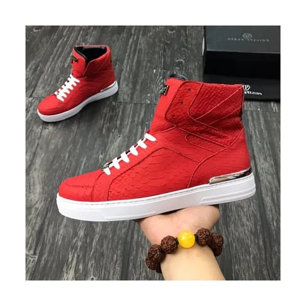 Philipp plein 2019 Mens Leather Sneakers - 필립플레인 … - 1