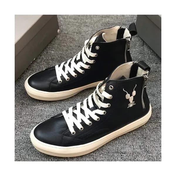 Rick Owens 2019 Mens Leather Sneakers - 릭오웬스 2019… - 1
