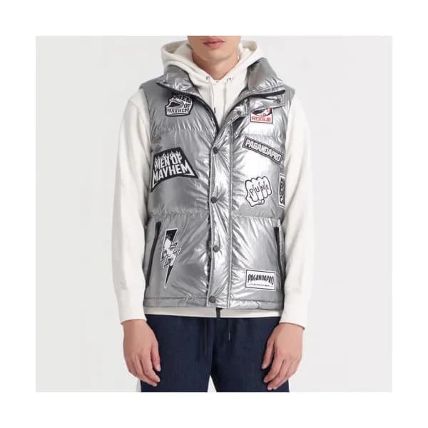 Paganda Pro 2019 Mens Patch Logo Down Pedding Vest… - 1