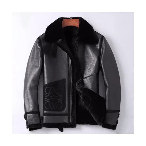 Loewe 2019 Mens Logo Casual Leather Jacket - 로에베 2… - 1