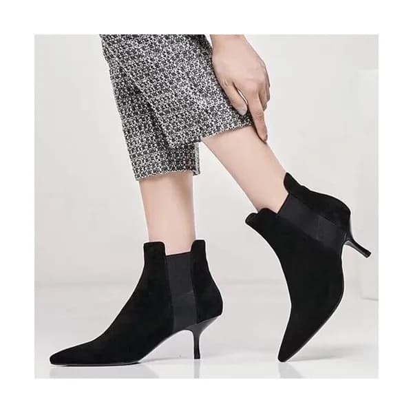 Celine 2019 Ladies Suede High Heel Boots - 셀린느 201… - 1