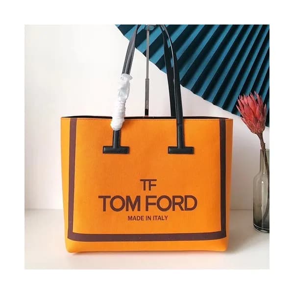 Tom Ford 2019 Denim Large Tote Shoulder Shopper Ba… - 1