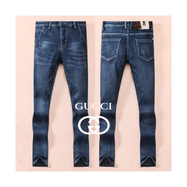 [구찌]Gucci 2019 Mens Casual Initial Logo Denim Pant… - 1