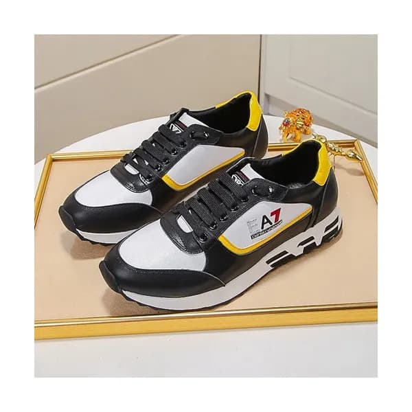 Armani 2020 Mens Leather Sneakers - 알마니 2020 남성용 … - 1