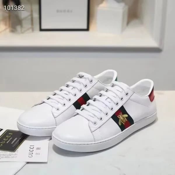 Gucci 2020 Mens Leather Sneakers - 구찌 2020 남성용 레더 … - 1