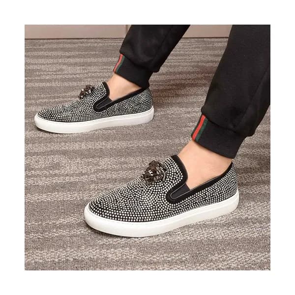 Versace 2020 Mens Leather Slip On - 베르사체 2020 남성… - 1