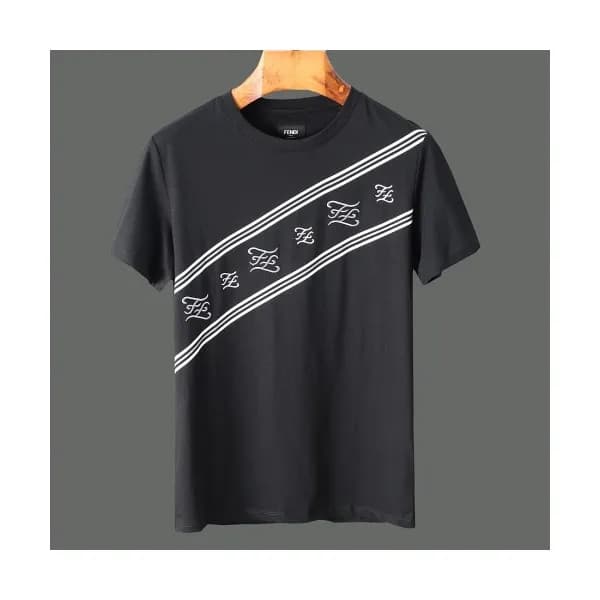 [펜디]Fendi 2020 Mens Logo Casual Silket Short Sleev… - 1