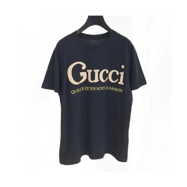 [매장판]Gucci 2020 Mm/Wm Logo Cotton Short Sleeved Ts… - 1