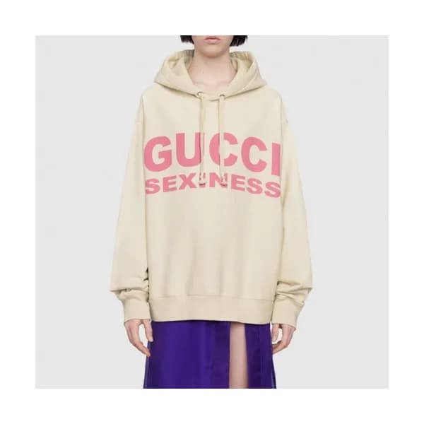 [구찌]Gucci 2020 Mm/Wm Big Logo Casual Cotton Hoodie… - 1