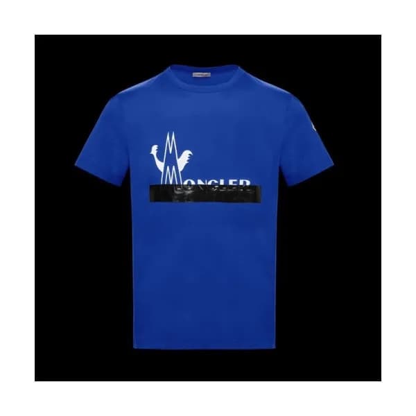[매장판]Moncler 2020 Mens Logo Silket Crew-neck Short… - 1