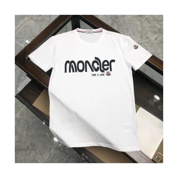 [매장판]Moncler 2020 Mens Logo Silket Crew-neck Short… - 1