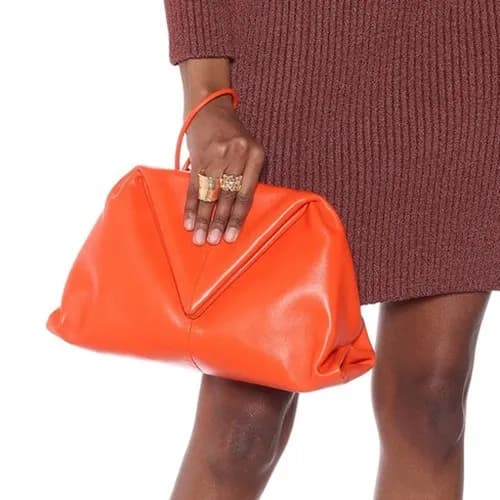 Bottega Veneta 2020 Triangular Fold Clutch Bag - 보… - 1