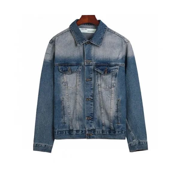 Off-white 2020 Mens Logo Casual Denim Jackets - 오프… - 1