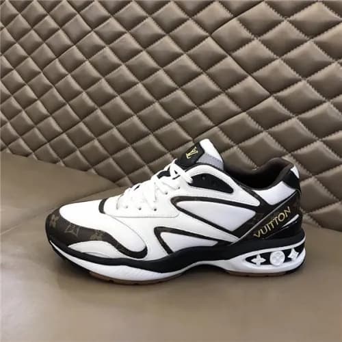 Louis Vuitton 2020 Men's Leather Running Shoes… - 1