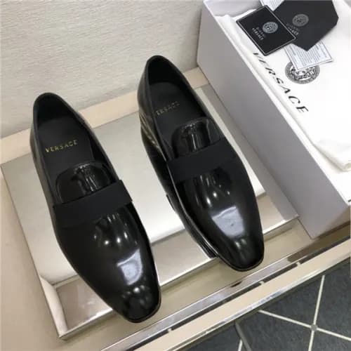 Versace 2020 Men's Leather Oxford Shoes - 베르사체… - 1