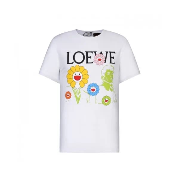 [로에베]Loewe 2021 Mm/Wm Smile Short Sleeved Tshirts … - 1