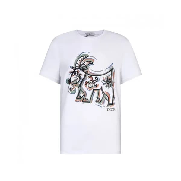 [디올]Dior 2021 Mm/Wm Casual Crew-neck Short Sleeved… - 1