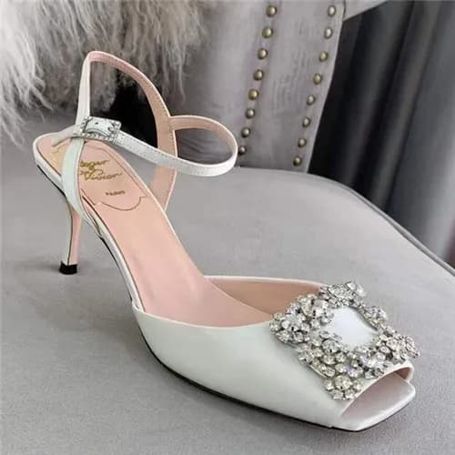 Roger Vivier 2021 Women's Silk High Heel Sanda… - 1