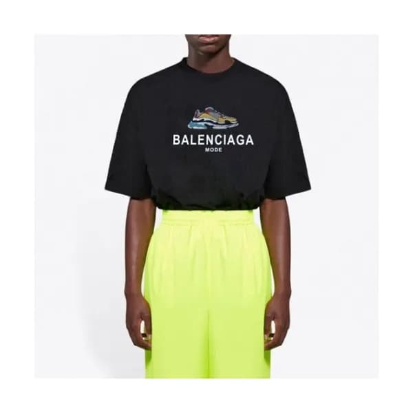 [발렌시아가]Balenciaga 2021 Mm/Wm Logo Cotton Short Sle… - 1
