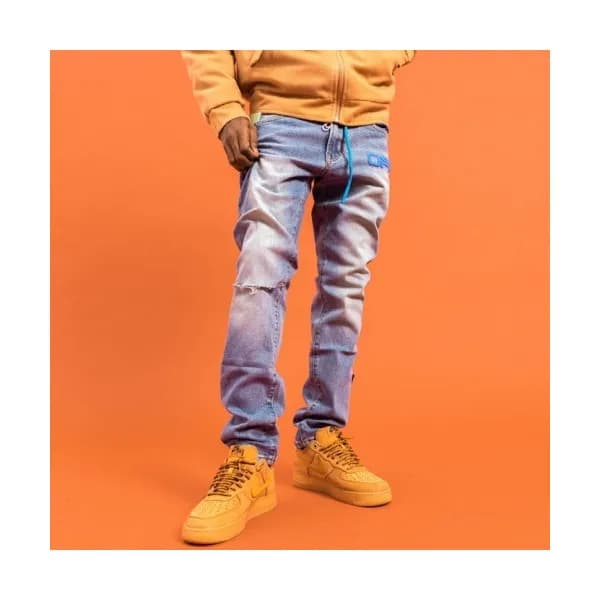 [오프화이트]Off-white 2021 Mens Logo Denim Jeans - 오프화이… - 1