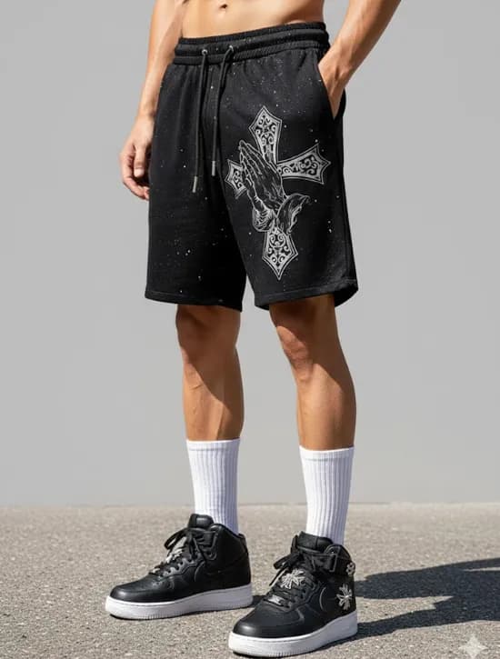Chrome hearts Mens Casual Half Pants - 크롬하츠 남성 캐쥬얼… - 1