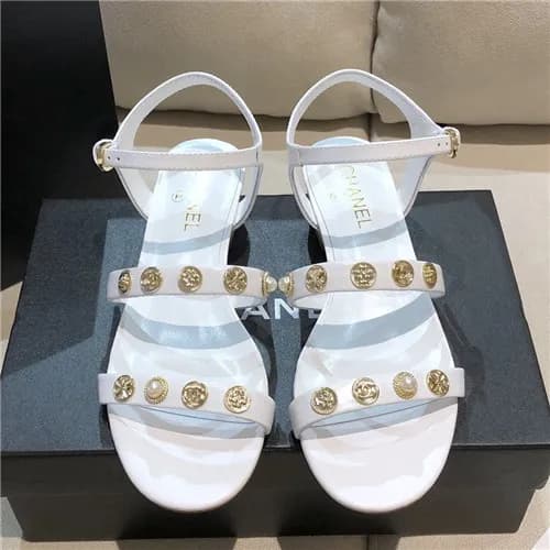 [매장판]Chanel 2021 Women's Leather Sandal,CHAS06… - 1
