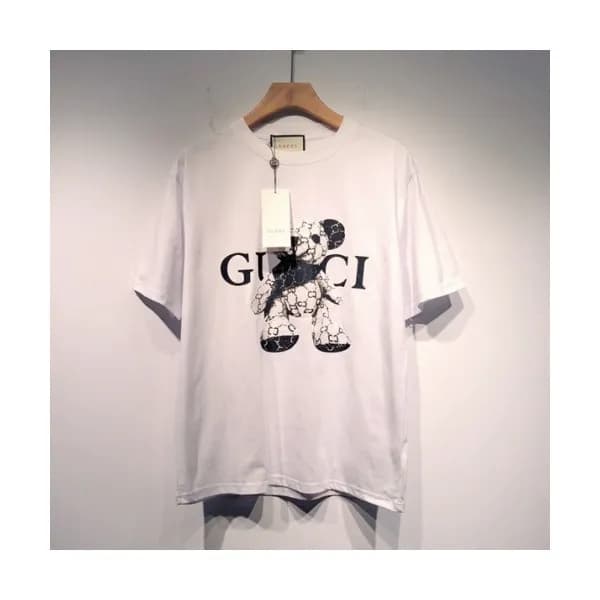 Gucci Mm/Wm Logo Short Sleeved Tshirts White - 구찌… - 1