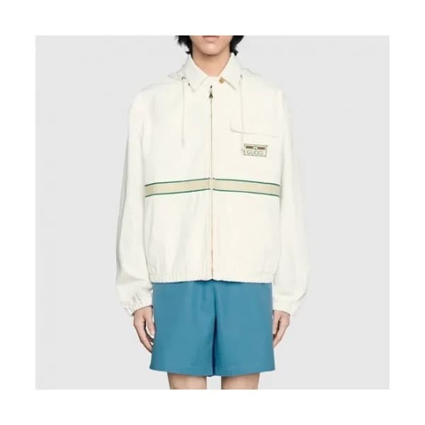 Gucci Mens Logo Casual Wool Jackets Ivory - 구찌 20… - 1