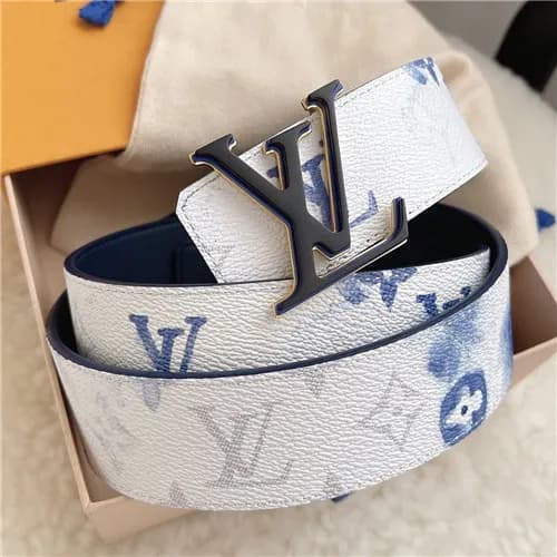 Louis Vuitton 2021 Men's Leather Belt,4.0cm,LO… - 1