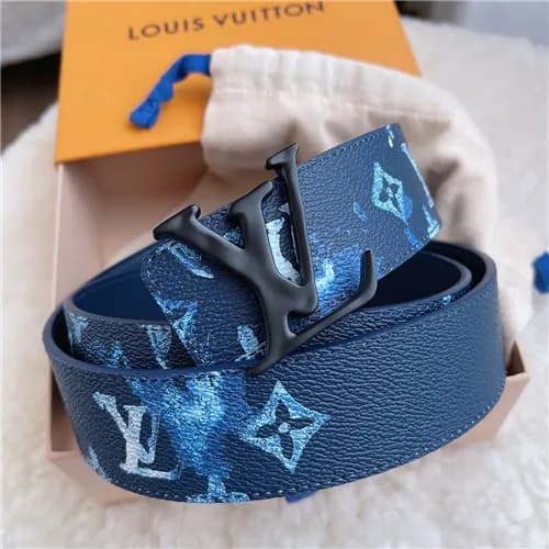 Louis Vuitton 2021 Men's Leather Belt,4.0cm,LO… - 1