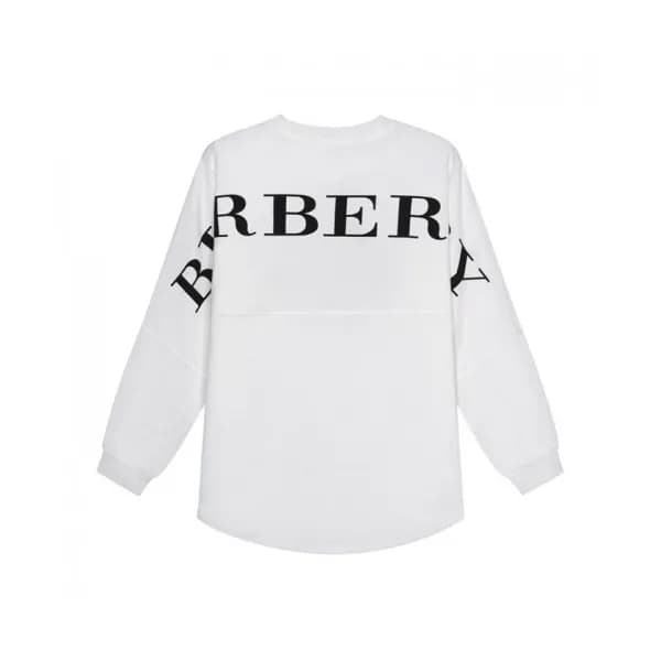 Burberry Mens Logo Casual Cotton Tshirts White - … - 1