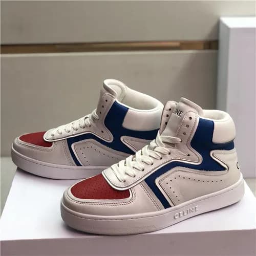 Celine 2021 Men's Leather Sneakers,CELS0026 - … - 1