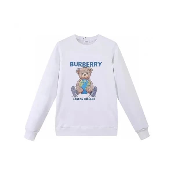 Burberry Mm/Wm Logo Casual Cotton Tshirts White -… - 1