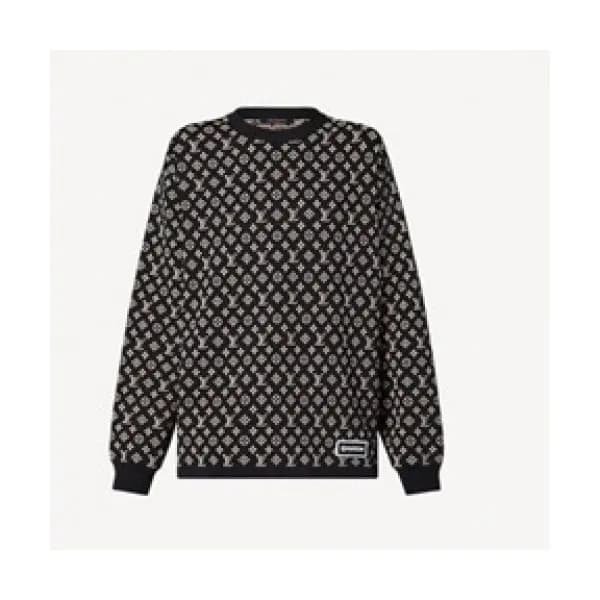 Louis vuitton Mens Casual Wool Sweaters Black - 루… - 1