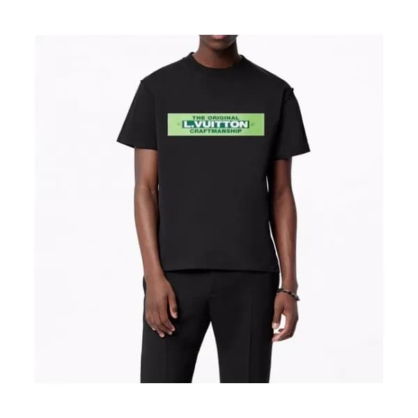 Louis vuitton Unisex Logo Short Sleeved Tshirts B… - 1