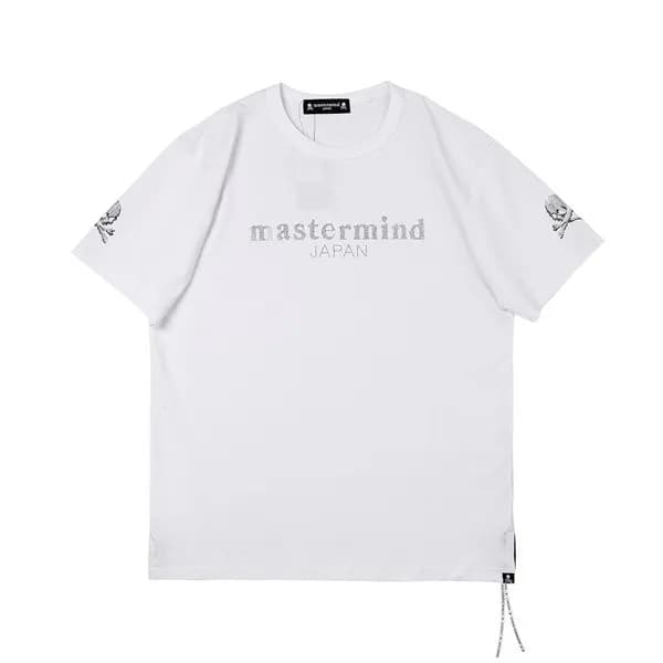 마스터마인드 남성 화이트 반팔티 - Mastermind Mens White Tshirts … - 1