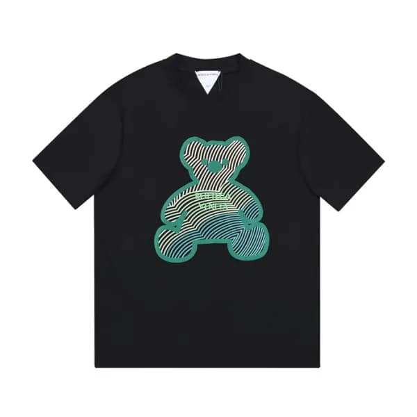 보테가 남성 크루넥 블랙 반팔티 - Mens Black Tshirts - bot0258x - 1