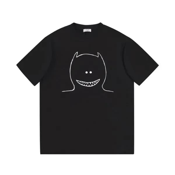 셀린느 여성 블랙 반팔티 - Celine Womens Black Tshirts - cel2… - 1