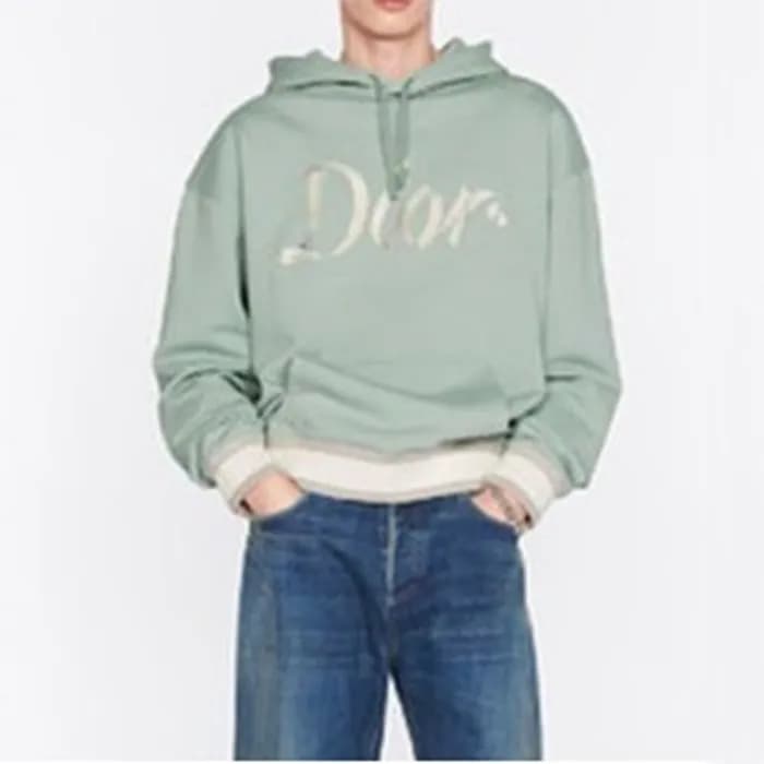 디올 남자 베이직 민트 후드티 - Dior Mens Mint Hoodie - dio1970… - 1
