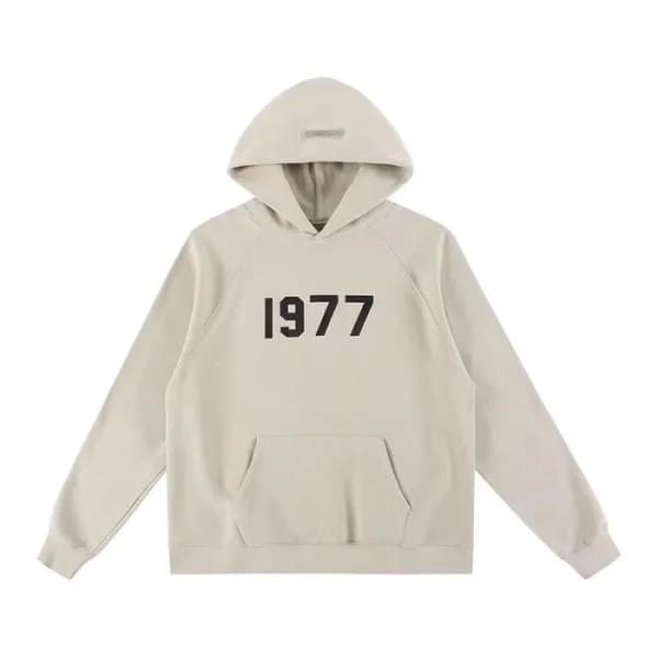 피어오브갓 남성 캐쥬얼 베이지 후드티 - Mens Beige Hoodie - fea0414… - 1