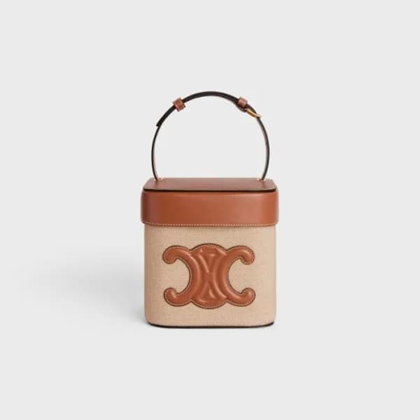 셀린느 여성 트리오페 브라운 박스백 - Celine Womens Brown Box Bag … - 1