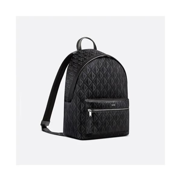 디올 남성 다이아몬드 블랙 백팩 - Dior Mens Black Back Pack - di… - 1