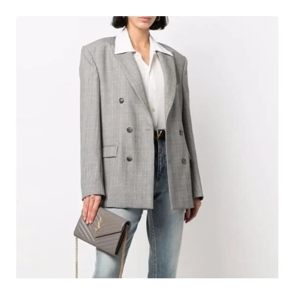 입생로랑 여성 그레이 크로스백 - Saint Laurent Womens Gray Cross… - 1