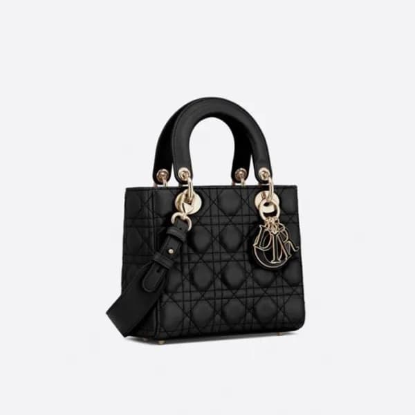 디올 여성 블랙 레이디백 - Dior Womens Black Lady Bag - di216… - 1